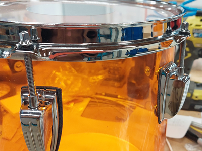 DIY Amber Toms like Ludwig Vistalite