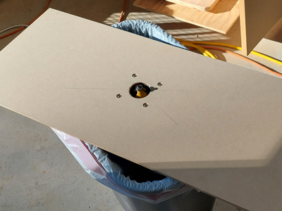 Router bit for DIY Amber Toms like Ludwig Vistalite