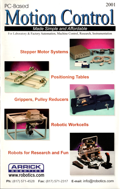 Arrick Robotics catalog 2001