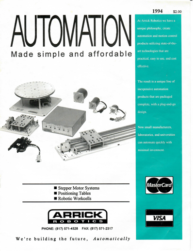 Arrick Robotics catalog #2