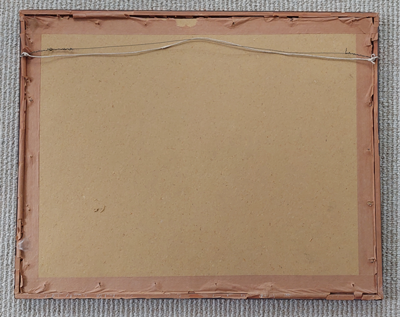 K. E. Unkel Painting of Cologne Cathedral Germany 1954